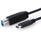 8Ware USB-C to USB-B Cable 1m Type-C to B Male to Male Black 10Gbps 8Ware USB-C to USB-B Cable 1m Type-C to B Male to Male Black 10Gbps